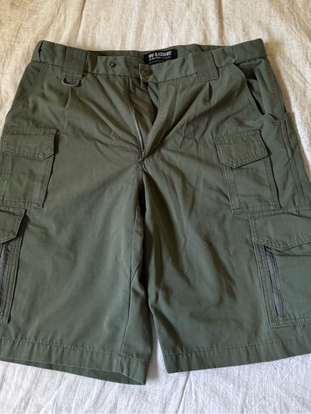 Classic Olive Cargo Shorts for Men by Blackhawk